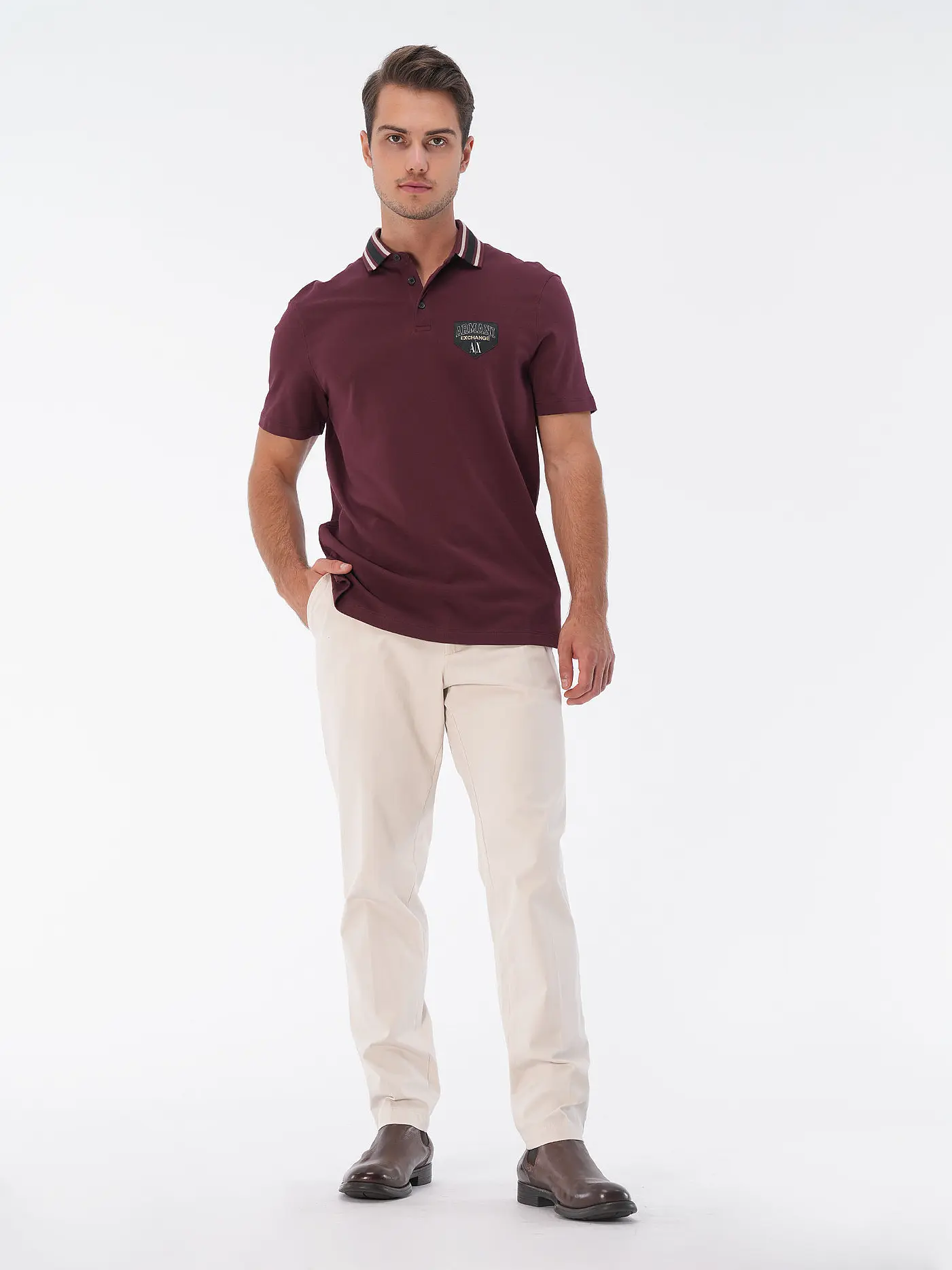 ARMANI EXCHANGE | Poloshirt | rot